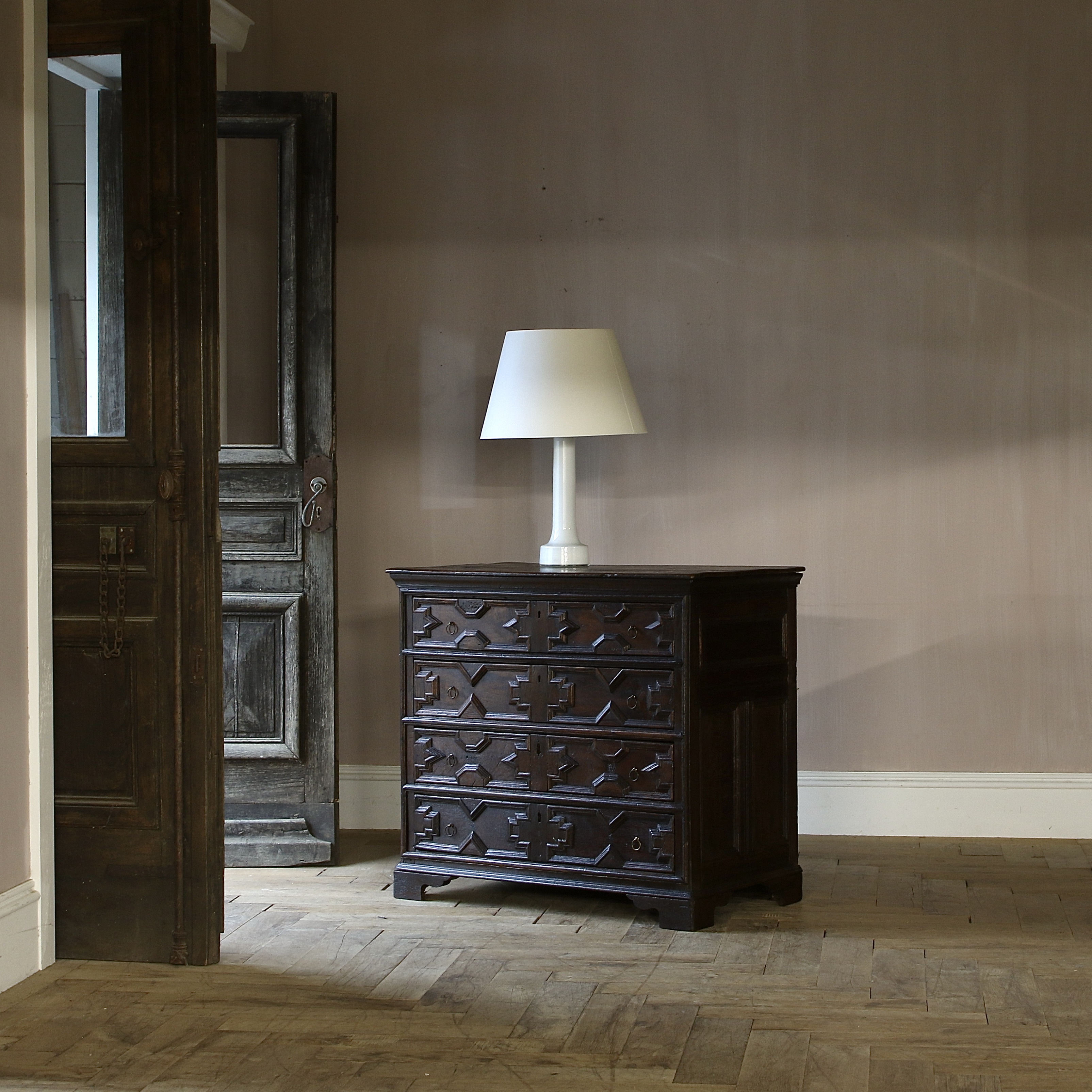 151-14 - Jacobean Commode or Chest of Drawers